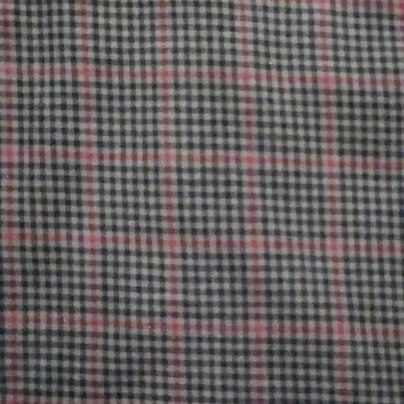 Vtg Abercrombie and Fitch men's long sleeve flannel plaid shirt lrg elbow patch - Picture 12 of 12